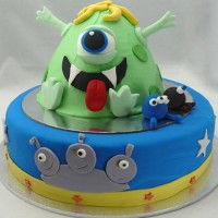 Alien in Space Cake